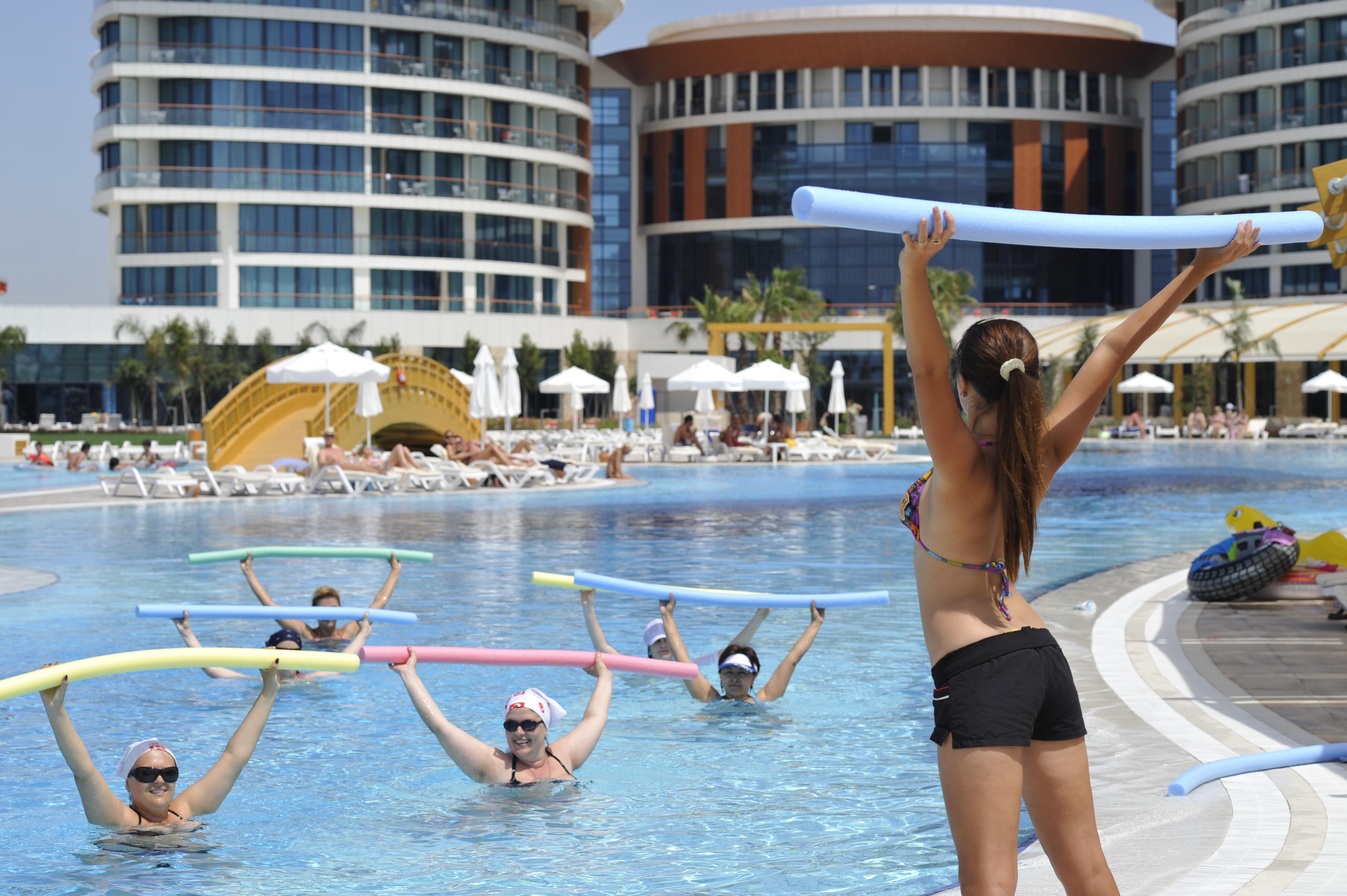 Baia Lara Hotel Antalya Exterior foto Aqua Aerobics