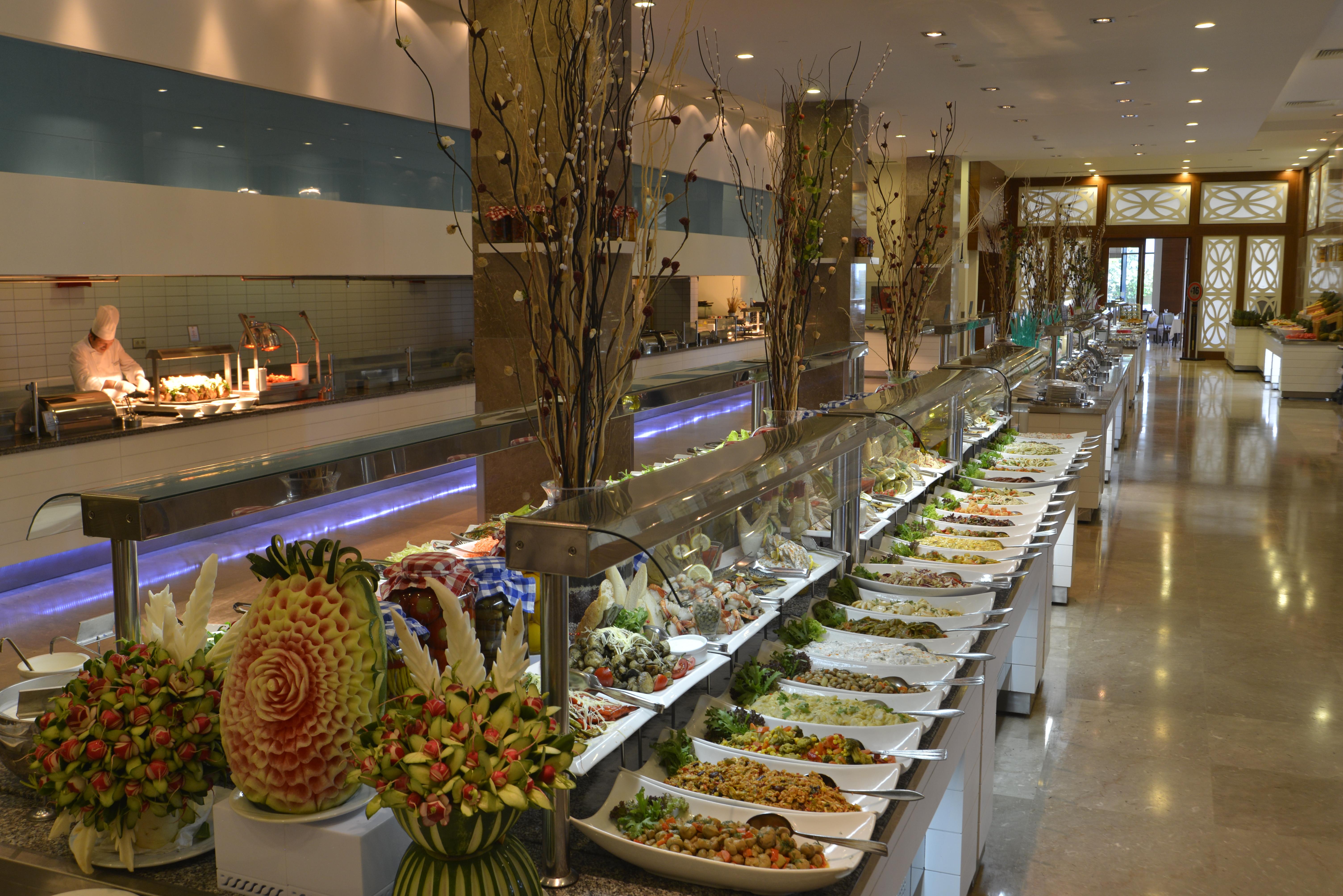 Baia Lara Hotel Antalya Exterior foto A buffet at a hotel